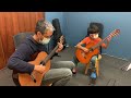 Rob Watson with Student playing May Song