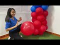 Como hacer un Arco de Globos - 🍄 Decoración Mario Bros 🍄- Super Mario Balloon Garland