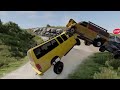 Cliff Drops Marathon #9 - BeamNG DRIVE | SmashChan