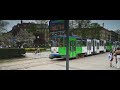 Poland, Szczecin, tram 12 ride from Dworzec Niebuszewo to Plac Grunwaldzki