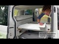 VW ID Buzz EV camper VAN TOUR with LARGE BED
