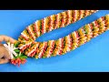 Spiral Fabric Garland | Multicolour Cloth Garland | Festival Decoration Ideas