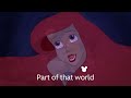 The Little Mermaid Lyric Video | Part of Your World | Sing Along