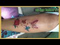 Colored Butterfly Tattoo vlog30