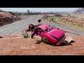 Epic High Speed Jump (Monster Truck, Sport Car, Mcqueen, Trailer Truck, Forklift) BeamNg Drive