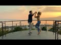 AMAZING SALSA Dance With Most Beautiful Sunset View!
