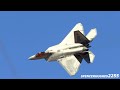 2024 F-22 Raptor Demo (3 DEMOS)