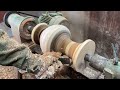 Amazing Woodturning Crazy - Extremely Bold Idea And Eccentric And With Amazing Product On Lathe