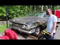 1960 Chevy Impala Sitting 37 Years - Found & Rescued - Seized Engine?