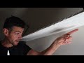 Taping New Drywall without Damaging Textured Ceiling!!!
