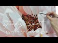 Peony Acrylic Painting Tutorial + Timelapse || Learn to Paint Peonies and Floral Still Life Pieces