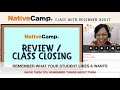 [Native Camp] Sample Class ADULT Beginner - Fully Booked Tips | How to Effectively Teach Adults