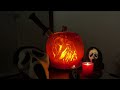 SCREAM JACK O’LANTERN ! Carving Ghostface into a Halloween Pumpkin 🔪😱🎃