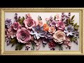Bouquet of Serenity Painting 4K - 1 Hours Framed Painting - Wallpaper Tv Art