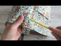 How to make a drawstring bag with pockets