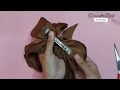 DIY LONG HAIR BOW| EASY TUTORIAL😍 #39