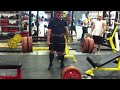 Tony 605 deadlift (cube method)