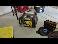 Connecting a generator to your house using the dryer outlet.