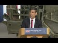 UK PM Rishi Sunak says country putting its defense industry on 'war footing'