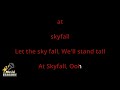 Skyfall - Adele (Karaoke Songs With Lyrics - Original Key)