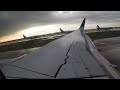 Thunderstorm Takeoff! United 737-800 scary departure out of Chicago O'Hare