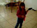 jasmine plays guitar dudes