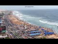 Vizag beach view from the top of novotel hotel | vizag | visakhapatnam | novotel | rk beach