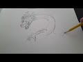 How to draw a Chinese dragon