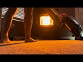 2 Hours of Kenmore Vacuuming in a Cozy Night Ambiance | ASMR with Harman Pellet Stove for Deep Sleep