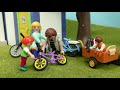 Playmobil Familie Hauser auf dem Abenteuerspielplatz - Geschichte mit Anna und Lena
