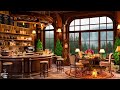 Jazz Relaxing Music for Studying, Working ☕ Warm Jazz Instrumental Music & Cozy Coffee Shop Ambience