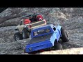 RC CRAWLER 4x4 Off Road, Wood Bridge, Natural Driving [ Rc group 4x4 Barcelona ] Scale 1/10