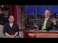 Dave Says Goodbye To Hello Deli's Rupert Jee | Letterman