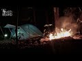 Camp & Cook | Night 2 | Alone In The Forest | Solo | Silent Relaxing Camping Outdoor ASMR Nature