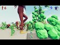 100x BIRD MAN + 1x GIANT vs 1x EVERY GOD   Totally Accurate Battle Simulator TABS