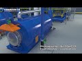 Batch waste tire to fuel oil pyrolysis plant running video