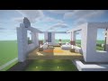 Minecraft: Modern Mansion Tutorial + Interior | Architecture Build #14