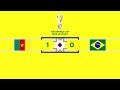 Copa do Mundo 2022 - Camarões 1x0 Brasil - Rádio Jornal (Aroldo Costa)