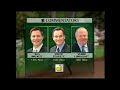2001 Masters Tournament Final Round Broadcast
