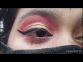 Soft Glitter Pink Cut Crease eye Makeup || How to CUT CREASE || Easy & Quick Eye Makeup Tutorial
