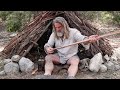 A Day In My Life | Shelter - Fire - Atlatl - Fish #atlatl #survival #primitiveskills #caveman