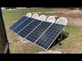 Eco-Worthy 195w Solar panels Testing with our Bluetti
