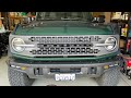 Ford Bronco Grille Letters Overlay Install and Review: A Better Alternative to Vinyl Stickers
