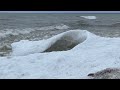 A Cold And Windy Stroll On The Beach Along Lake Huron / Ft. Gratiot, Michigan