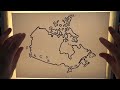 ASMR 3 hours Drawing 10 Maps on Light Table