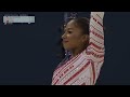 Jordan Chiles shows resilience on beam after fall in all-around final | Paris Olympics | NBC Sports