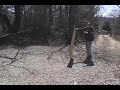 Potato gun vs plywood, air powered