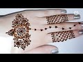 4 Stylish Back Hand Mehndi Designs