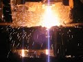 Nucor Steel - Lancing a Steel Ladle