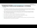 TurboTax 2022 Form 1040 - Schedule C Tutorial